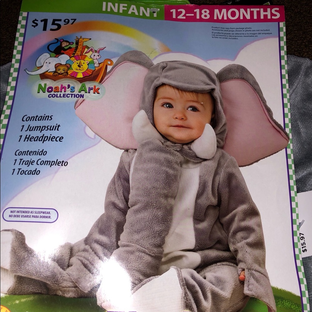 Infant Elephant costume